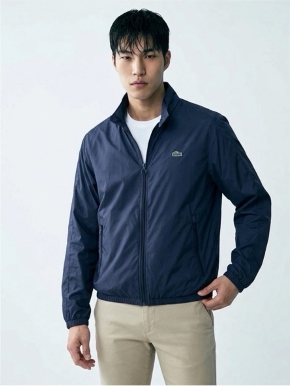 Lacoste Men's Zip Front Bomber Jacket Size L